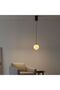 Roma LED Pendant Lamp – Marble And Metal – Natural Marble – Adjustable Length Up To 2 M, White, Iron