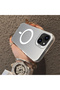 Minimal Printed Ring Appearance Hard Case Compatible with iPhone 14 Plus/15 Plus, Does Not Have Magnetic Features - 2