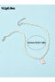 Girls Pink Gummy Bear Pearl Pendant Necklace - 8
