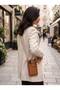 Women's Phone Bag with 3 Compartments, Gold Chain Strap, Mini Shoulder and Crossbody Bag