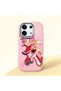 Poco X6 Compatible Shock-Absorbing Camera Protected Pink Silicone Case