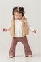 Baby Girl Inflatable Vest Embroidered Shirt Spanish Style Pants 3-Piece Set