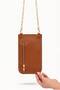 Women's Phone Bag with 3 Compartments, Gold Chain Strap, Mini Shoulder and Crossbody Bag - 3