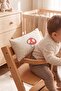 Cotton Linen Baby Waist Support Pillow Tummy Time Abdominal Exercise Crib Cushion 15X30 cm - 2