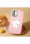 حافظة سيليكون وردية اللون متوافقة مع هاتف iPhone 12 Mini مع حماية للكاميرا ممتصة للصدمات على شكل قطة - 2
