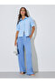 Blue Solid Puff Short Sleeves Shirt - 2
