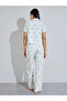 Green All Over Print Short Sleeves Shirt and Straight Pants Pyjama Set - 6