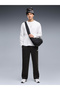 Black Essential No.1 Logo Sweatpants