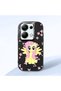 Redmi Note 13 Pro 4g Compatible Shock-Absorbing Camera Protected Black Silicone Case Fluttershy