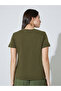 Olive Slogan Print Regular Fit T-shirt - 5