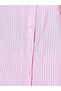 Pink Striped Oversized Shirt - 4