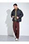Black Men Oversized Puffer Jacket - 2