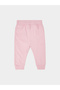 Baby Girl Pink Side Placement Print Full Length Joggers - 3