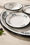 7 Piece Batdal Boy Enamel Breakfast Set, Presentation, Breakfast Plate - 5