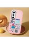 Pink Silicone Case Compatible with Tecno Camon 40 Pro 5g (Cm7) with Shock-Absorbing Camera Protections - 2