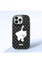 iPhone 14 Pro Max Compatible Shock-Absorbing Black Silicone Case with Camera Protection Cat