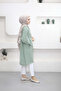 6346 - Comfortable Zippered Pocket Long Tunic with Cuff Detail - 4