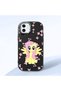 iPhone 12 Mini Compatible Shock-Absorbing Black Silicone Case with Camera Protection Fluttershy