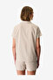 Women's Latte Short Sleeve Cotton Pyjama Set with Shorts - 4