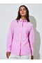 Pink Striped Long Sleeves Oversized Shirt - 3