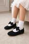 Orthopedic Insole, Very Stylish, Very Comfortable, Bow-Tie Casual Girls' Ballerina Shoes - 4