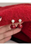 Faux Pearl Drop Earrings - 4