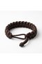 Paracord Bracelet Black Handmade Outdoor Survival Camping Bracelet - 2