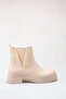 Women's Boots Black Elastic Thermo Without Zipper - 2