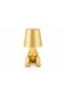 Decorative Table Lamp with Gold Sitting Man Figure – Modern Tabletop and Nightstand Accessory - 2