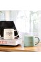 , Danube Essential 2 Piece New Bone China Mug Set-white/mint Green-370 Ml, Multi Color - 7