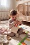Cotton Linen Baby Waist Support Pillow Tummy Time Abdominal Exercise Crib Cushion 15X30 cm - 3