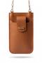 Women's Phone Bag with 3 Compartments, Gold Chain Strap, Mini Shoulder and Crossbody Bag - 4