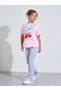 Teen Girls Pink Graphic Print Oversized T-Shirt - 2