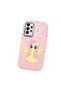 Samsung Galaxy A73 Compatible Shock-Absorbing Camera Protected Pink Silicone Case Fluttershy - 3