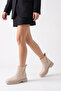 Women's Boots Black Elastic Thermo Without Zipper - 3