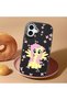 iPhone 16 Plus Compatible Shock-Absorbing Black Silicone Case with Camera Protection Fluttershy - 2