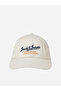 Off White Soft Base Embroidered Cap - 3