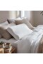 Wave Medium-firm Visco Memory Foam Contour Polyester Pillow, White, L 40 x W 60 x H 11 cm, Pillows - 3