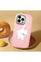 iPhone 14 Pro Max Compatible Shock-Absorbing Camera Protected Pink Silicone Case Cat - 2