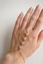 Premium Gold 4 Star Zircon Stone Steel Shahmeran Bracelet - 3