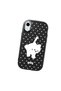 iPhone Xr Compatible Shock-Absorbing Black Silicone Case with Camera Protection Cat - 3