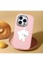 iPhone 15 Pro Compatible Shock-Absorbing Camera Protected Pink Silicone Case Cat - 3