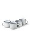 Stoneware Ava 4PCS Mug Set, 385 ML Light Grey Coffee Mug Set, Cups For Cappuccino, Latte - 2