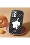 Samsung Galaxy A72 Compatible Shock-Absorbing Black Silicone Case with Camera Protection Cat - 2