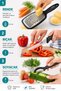 Chef's Triple Set 3 Pieces – Grater, Knife, Peeler - 2