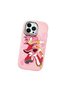 Pink Silicone Case Compatible with iPhone 14 Pro Max with Shock-Absorbing Camera Protections - 3