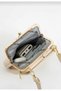 Paris Mink Women's Crossbody Bag |   Gold Detailed, Elegant, and 3-Compartmented - 2