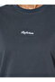 Grey Front and Back Print Short Sleeves T-Shirt - 4