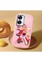 Realme C55 Compatible Shock-Absorbing Camera Protected Pink Silicone Case - 2