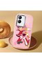 Vivo Y28 4g Compatible Shock-Absorbing Camera Protected Pink Silicone Case - 2